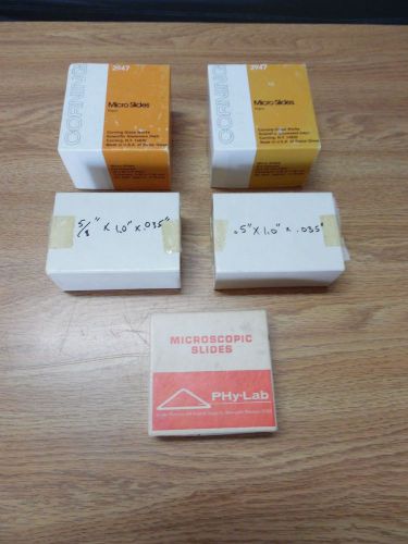 Corning Micro Slides and others LOT