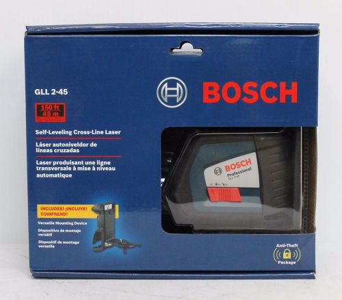 New Bosch GLL 2-45 Self-Leveling Cross-Line Laser
