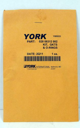 1 NEW YORK 028 08312 002 KIT, GKTS &amp; O-RINGS  ***MAKE OFFER***