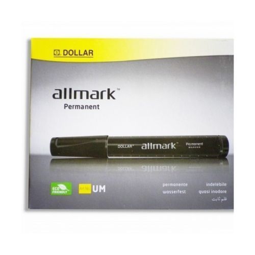 Dollar Allmark Refillable Permanent Calligraphy Black Marker pack of 10 Pieces