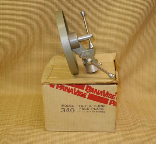 NEW USA PANAVISE 340 TILE &amp; TURN FACE PLATE PCB CLAMP MOUNT BASE TOOL
