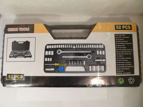 NEW CAMCO 52 PIECES 1/2 IN. &amp; 3/8 IN. SOCKET SET IN CARRING CASE