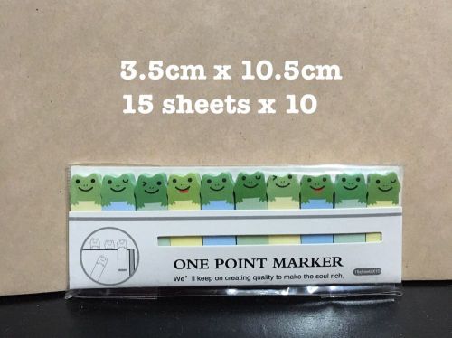ON SALE One Point Marker Paper Index Sticky Note - Frog