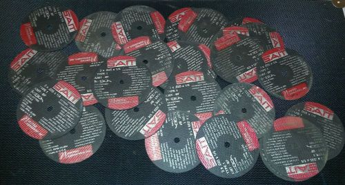 Lot of 26. 3&#034; Abrasive Cut-Off Wheel,  0.035&#034; Thickness,  1/4&#034; Arbor Hole 23052