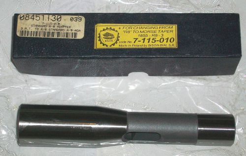 Standard R8 Adapter to Fit Morse Taper #3 Brand New in Box