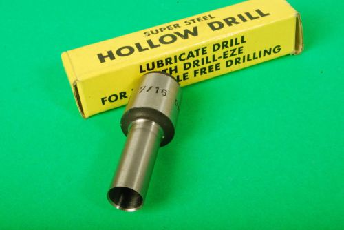 Lasco Spinnet Hollow Paper Drill 7/16&#034; x  1&#034; NEW made in Germany