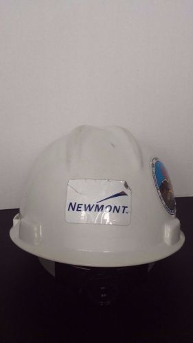Vintage Newmont Nevada MSA V-GARD Construction Hard Hat Helmet