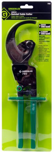 Greenlee 760 compact ratchet cable cutter 1000 mcm for sale