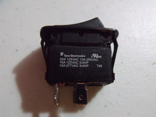 Tyco Electronics Power Switch T85, Black