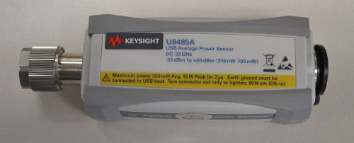 Keysight u8485a usb thermocouple power sensor 10mhz-33ghz guaranteed opt 100 for sale