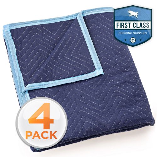 Moving Blankets Padded Furniture Pads 4 Pack 72&#034; x 80&#034; 40 lbs