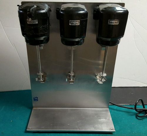 Waring - DMC201DCA - Triple Spindle Drink Mixer AS-IS