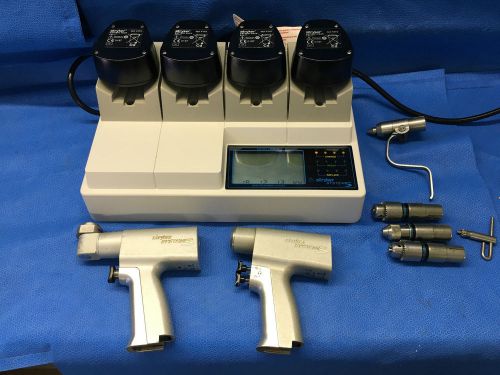 Stryker System 5 Rotary 4205 and Sagittal 4208 w/ Battery Charger, Accessories