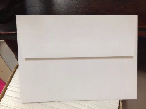A6 Invitation Envelopes (4 3/4 x 6 1/2) - White Linen (200 Qty.)