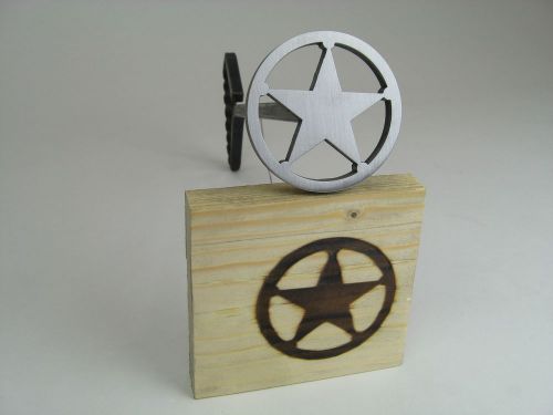 STAR BRANDING IRON / COUNTRY, WESTERN WALL DECORATION