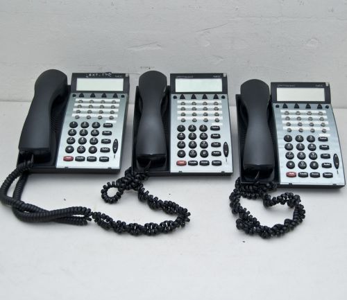 Lot 3 NEC Telephone DTP-16D-1 (BK), DTU-16D-2 TEL Office Phone