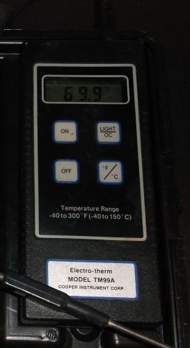 COOPER INSTRUMENTS TM99A ELECTRO-THERM DIGITAL THERMOMETER GREAT 4 FOOD SERVICE