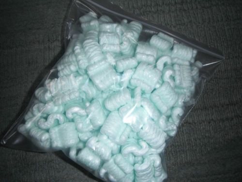 1 Gallon Packing Peanuts Green - Perfect for Smaller Shipping &amp; Packing -  Nice!