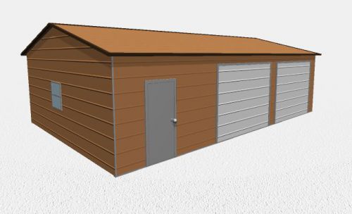 20 x 31 x 9 Metal Garage Delivered/Installed - Two Car garage &amp; storage space
