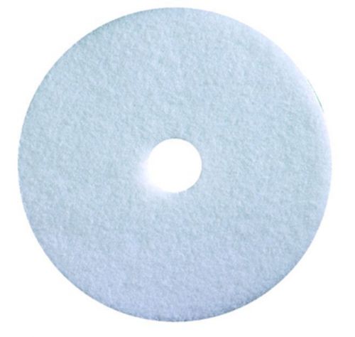 Nib norton abrasive 54211 19&#034; white super gloss polishing floor pad pk of 5 for sale