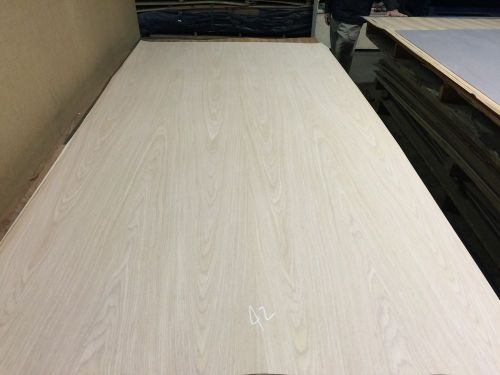 Wood Veneer Recon White Oak 47x98 1 Piece 10Mil Paper Backed &#034;EXOTIC&#034; KEV 42