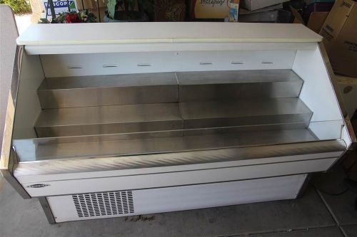 FEDERAL Commercial 6ft Open Air Grab &#039;n Go REFRIGERATED COOLER RSS-6SC-2 *READ*