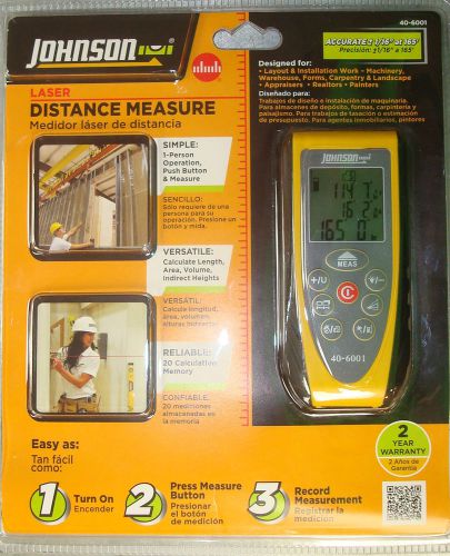 Johnson Level #40-6001 Battery Operated 165&#039; Laser Distance Measuring Tool