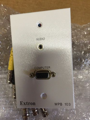 Extron WPB 103 Computer Video/Audio Wallplate