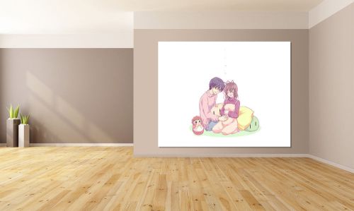 Anime,Tomoya Okazaki Nagisa Furukawa,Wall Art,Canvas Print ,HD,Decal,Banner