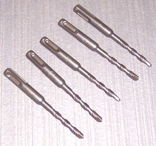 5 ea.irwin 322016 1/4&#034; x 2 x 4&#034;  carbide sds+ hammer bits from a bulk pack for sale
