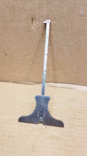 L.S. Starrett 236HB Depth and Angle Gage Tempered No10 Made in USA