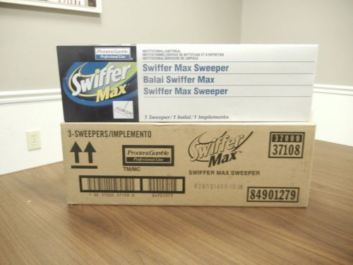 FACTORY SEALED CASE of 3 NEW Swiffer Max Sweeper Commercial Mop 17&#034; Professional