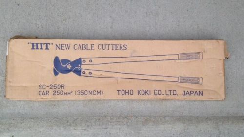 Hit sc250r soft cable cutters 350 mcm copper &amp; aluminum for sale