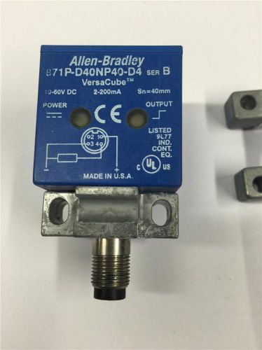 Electric Allen Bradley 871P-D40NP40-D4 Versacube Inductive Proximity Sensor