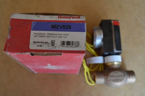Honeywell Model MZV525 Powertrack - Motorized Zone Valve - 3/4&#034; Sweat