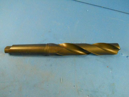 Made in usa hss taper shank drill 1-15/16 x 17-3/8 5mt 118deg for sale