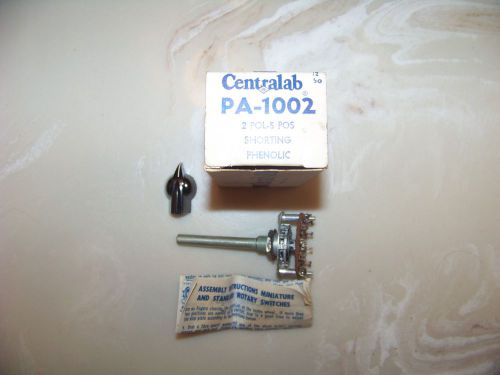 NOS Centralab PA-1002 5 Position Switch