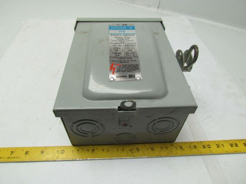 Gould ITE NRH321 Disconnect 30amp 240 VAC Rainproof safety switch