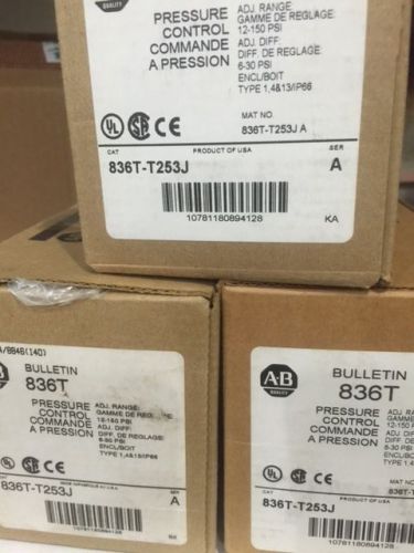 Allen Bradley 836T-T253J, New in Original Factory box x3 Boxes