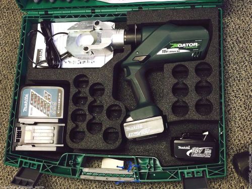 Greenlee esg50l11 18v battery-powered cable cutter kit with 120v charger for sale
