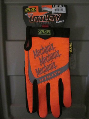 MECHANIX WEAR Mechanics Gloves L, Hi-Viz - Utility - Orange - BRAND NEW!