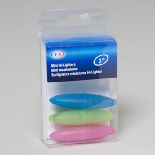 HIGHLIGHTERS MINI 3CT ACETATE BOXED, Case of 144