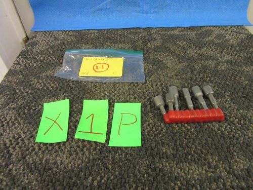 6 PC MAGNETIC DRILL DRIVER BIT 1/4&#034; 7/16&#034; 3/8&#034; HEX 6 POINT TOOL SHOP MILITARY