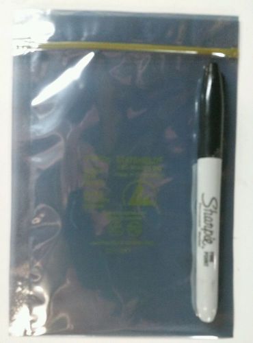 Static shield zip loc 4&#034; x 6&#034; bag - 500 bags ziplock statshield esd usa  new !! for sale