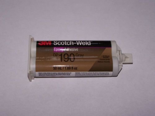 3M Scotch-Weld DP190 Gray Epoxy Adhesive, 50 ml / 1.69 fl oz