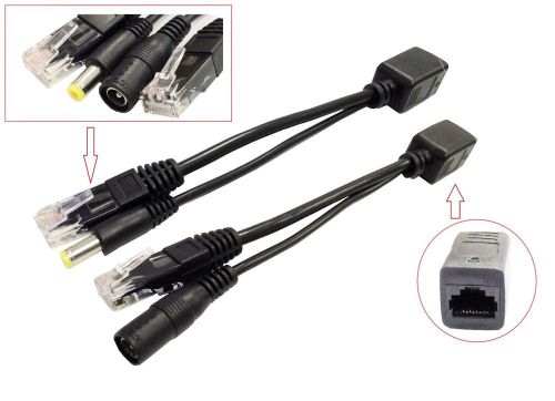 10 Pair power over ethernet passive POE injector/splitter for all devices