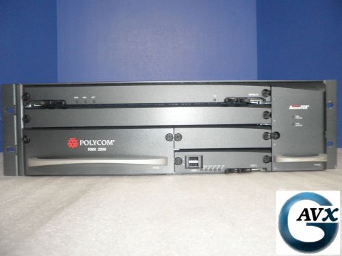 Polycom rmx 2000 mpmx-d multipoint video conference bridge 15hd/30sd/45cif sites for sale