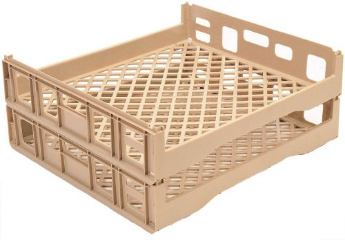 Plastic bakery trays - 29 x 26 x 6&#034; - beige - buckhorn containers ba29260684 for sale