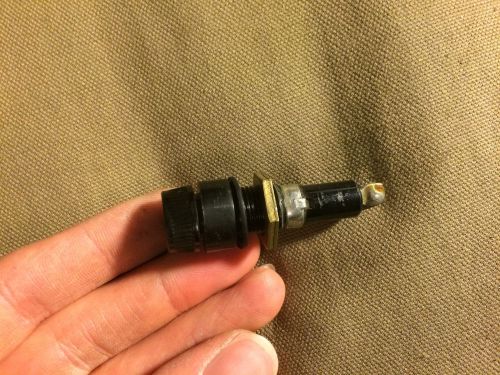 Vintage buss fuse holder bayonet-style full-size w/ hardware for tube amplifier for sale