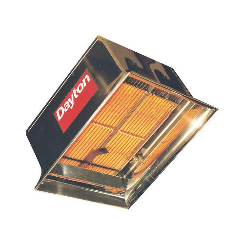 Dayton commercial infrared heater, ng, btuh input 60,000, 1/2&#034; npt, 120v, 3e133 for sale